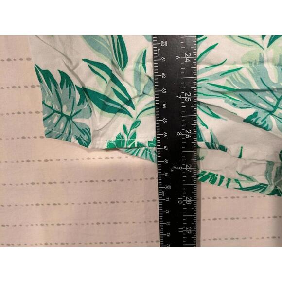 C&C California Tropical Leaf Print Short Sleeve Shirt Summer Men Medium Hawaiian - Picture 7 of 8